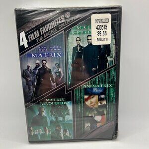 Sealed new in box THE MATRIX COLLECTION - 4 FILM FAVORITES DVD Set